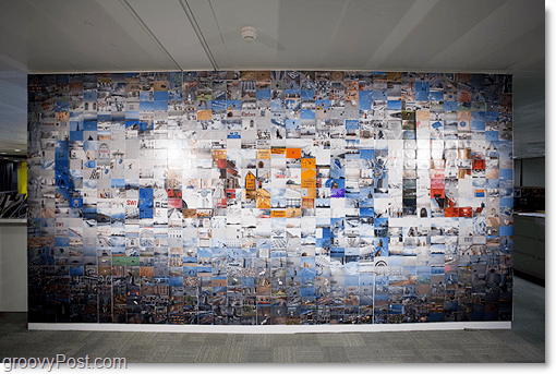 Googles τεράστιο φωτογραφία ψηφιδωτό λογότυπο