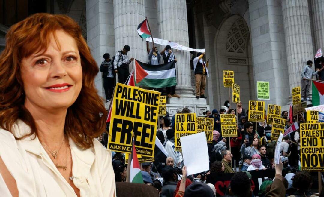 Η Νέα Υόρκη υπερασπίστηκε την Παλαιστίνη! Η Susan Sarandon προκάλεσε το Ισραήλ: Ήρθε η ώρα να είσαι ελεύθερος