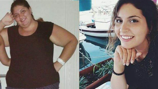 19-year-old κορίτσι έχασε 57 λίρες ζωή άλλαξε