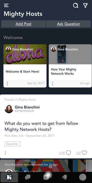 Χτίζοντας μια κοινότητα σε έναν κόσμο που αλλάζει τα κοινωνικά μέσα και περιλαμβάνει πληροφορίες από την Gina Bianchini στο Social Media Marketing Podcast.