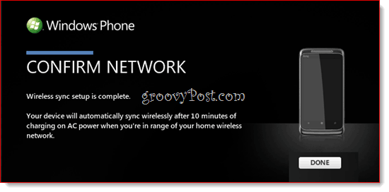 Windows Phone 7 Wireless Sync με το Zune