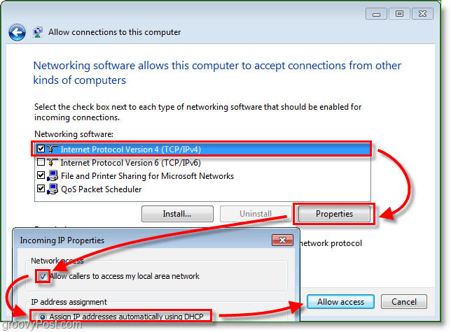 Εγκατάσταση VPN - Host PPTP στο σπίτι σας Windows 7 PC [How-To]