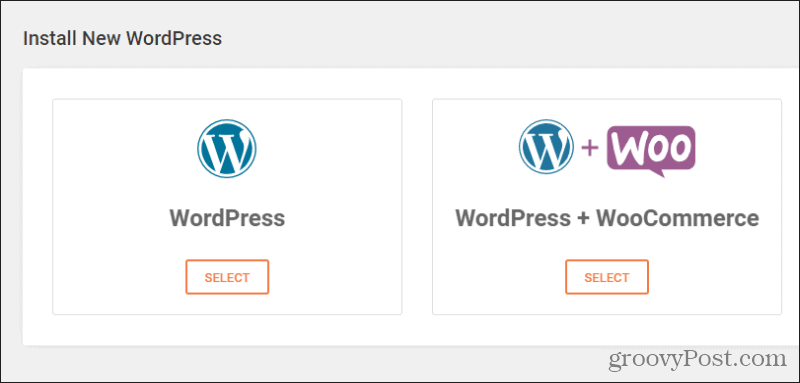 wordpress εγκατάσταση με ένα κλικ