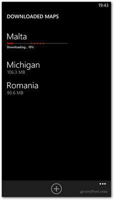 Λήψη χαρτών Windows Phone 8