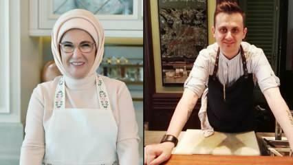 Η Εμινέ Ερντογάν συνεχάρη τον σεφ Φατίχ Τουτάκ που έλαβε το αστέρι Michelin!