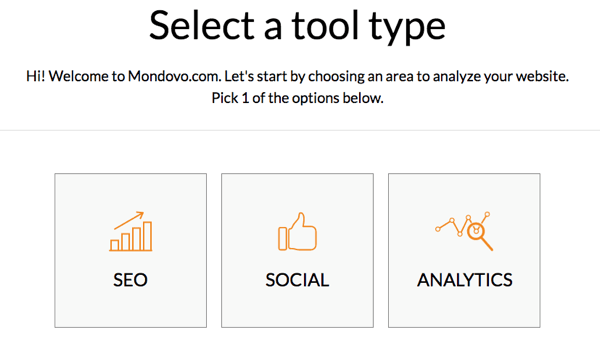Επιλέξτε έναν τύπο εργαλείου στο Mondovo.