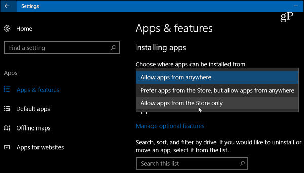 Η ενημερωμένη έκδοση των Windows 10 δημιουργών λαμβάνει νέα ρύθμιση για την εγκατάσταση εφαρμογών επιφάνειας εργασίας