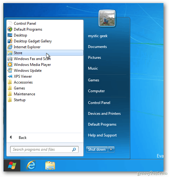Μενού Έναρξης Windows 8