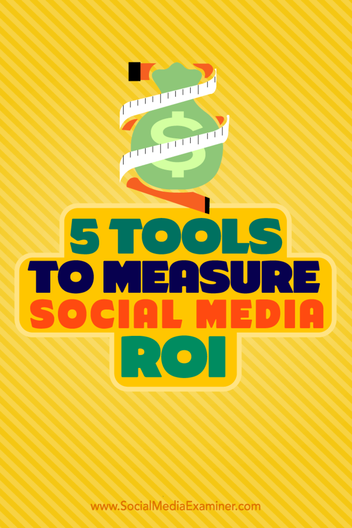 5 Εργαλεία για τη μέτρηση ROI των κοινωνικών μέσων: Εξεταστή κοινωνικών μέσων