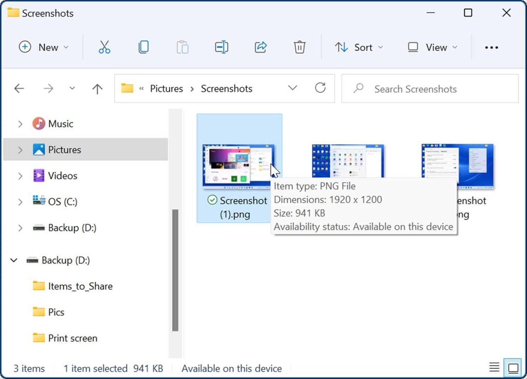αποθήκευση στιγμιότυπου οθόνης Οι εικόνες τραβούν ένα στιγμιότυπο οθόνης στα Windows 11