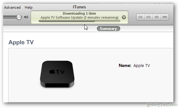 Apple TV TV Progress