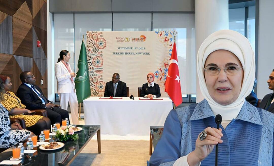 Υπεγράφη μνημόνιο κατανόησης μεταξύ της Ένωσης Αφρικανικού Πολιτιστικού Σώματος και της Αφρικανικής Ένωσης! Emine Erdoğan...