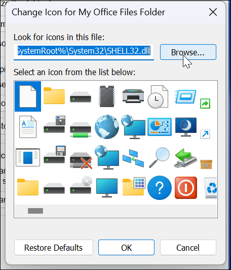 Προσαρμόστε τα εικονίδια συστήματος των Windows 11