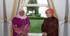 Η Πρώτη Κυρία Ερντογάν συναντήθηκε με τον Εκτελεστικό Διευθυντή του ΟΗΕ, Maimunah Mohd Sharif! 