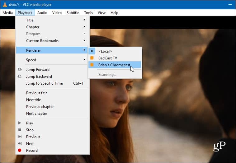 VLC Desktop στο Chromecast