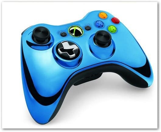 Χρώμα ελεγκτή Xbox 360 μπλε