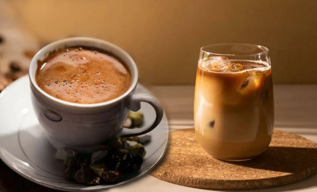 Πώς να φτιάξετε παγωμένο καφέ με τούρκικο καφέ; Φτιάχνοντας κρύο καφέ από τούρκικο καφέ