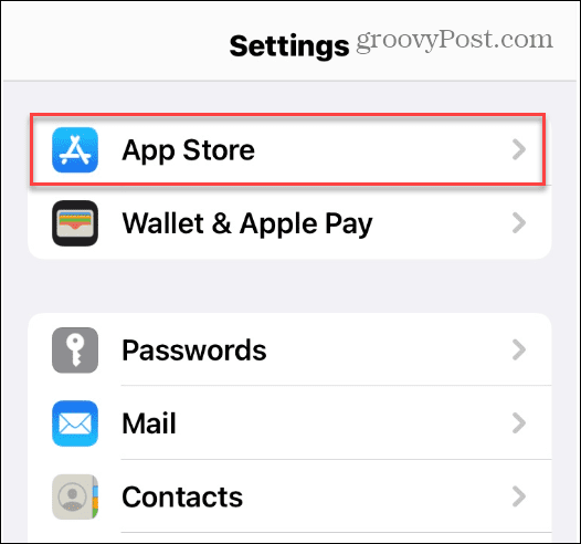 App Store για iPhone
