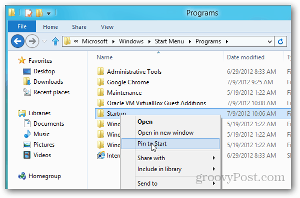 windows 8 pin για να ξεκινήσετε