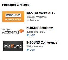 επιλεγμένες ομάδες στο Linkedin