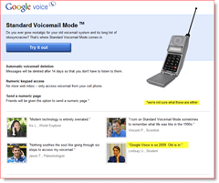Google Voice Απρίλιος 2010