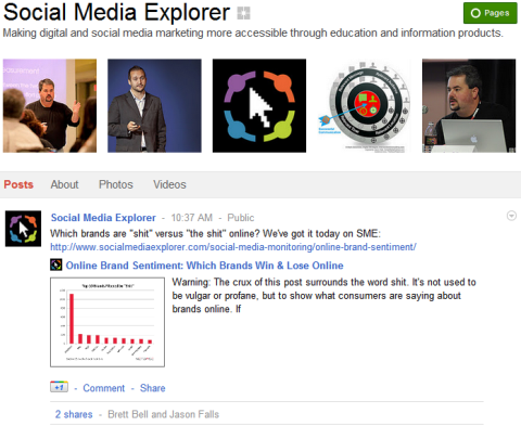 Σελίδες Google+ - Εξερεύνηση κοινωνικών μέσων