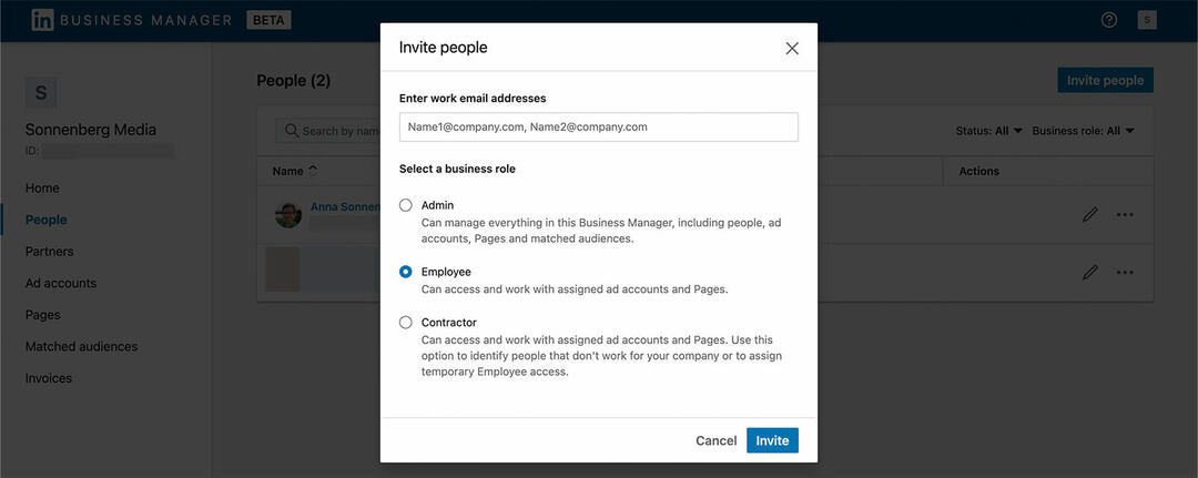 how-to-get-started-linkedin-business-manager-invite-team-members-people-step-3