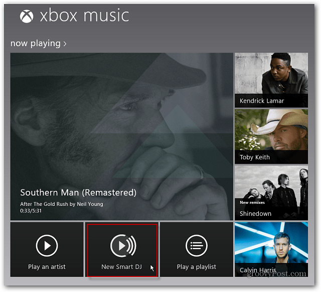 Πώς να χρησιμοποιήσετε το Smart DJ της μουσικής Xbox στα Windows 8