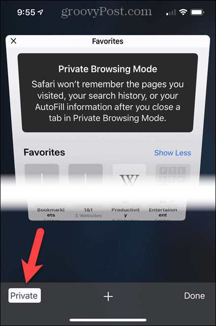 Απενεργοποίηση ιδιωτικού στο Safari σε iOS