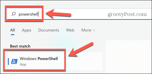 windows αναζήτηση powershell