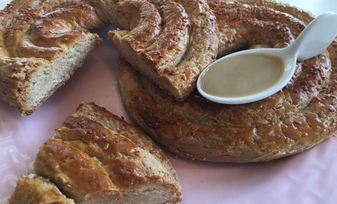 Πώς να φτιάξετε τσουρέκι από ταχίνι; Ποια είναι τα υλικά του ψωμιού με ταχίνι;