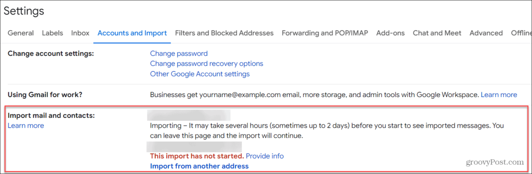 Τρόπος εισαγωγής email του Outlook στο Gmail