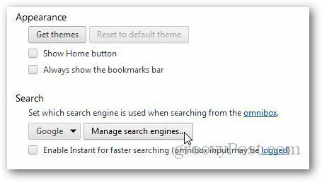 Μηχανές αναζήτησης Chrome 2