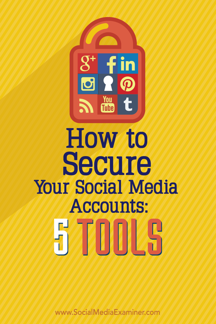 Πώς να ασφαλίσετε τους λογαριασμούς σας στα μέσα κοινωνικής δικτύωσης: 5 εργαλεία: εξεταστής κοινωνικών μέσων
