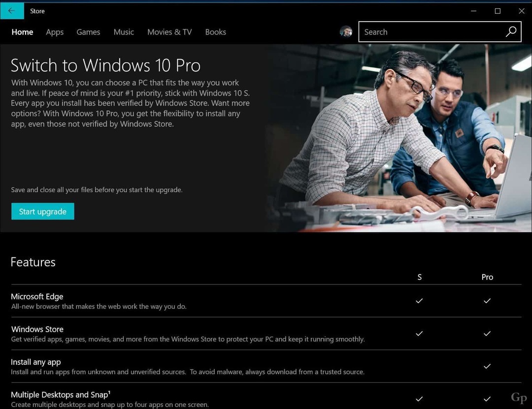 Η Microsoft καθιστά εύκολο για οποιονδήποτε να εγκαταστήσει την έκδοση των Windows 10 S