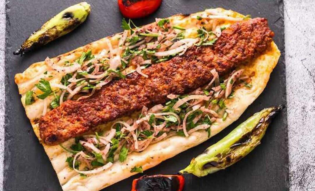 Harbiye Kebab που θα έχει γεύση σαν να τρώτε στο εστιατόριο! Πώς να φτιάξετε το Harbiye Kebab;