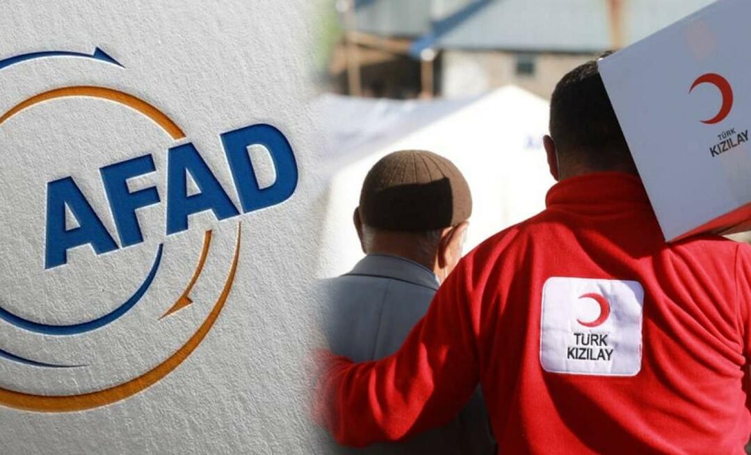 Πώς μπορεί να γίνει η δωρεά του AFAD σεισμό; Λίστα αναγκών καναλιών δωρεάς AFAD και Ερυθράς Ημισελήνου...