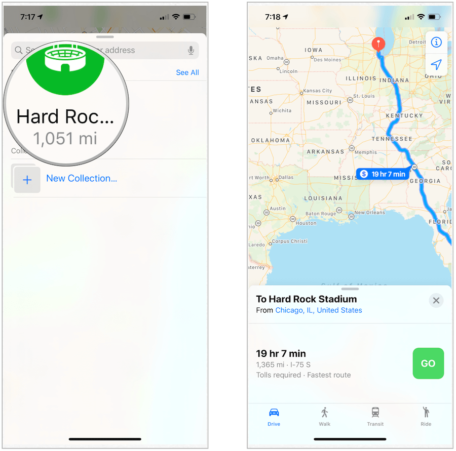 Η Apple Maps δρομολογεί στα αγαπημένα