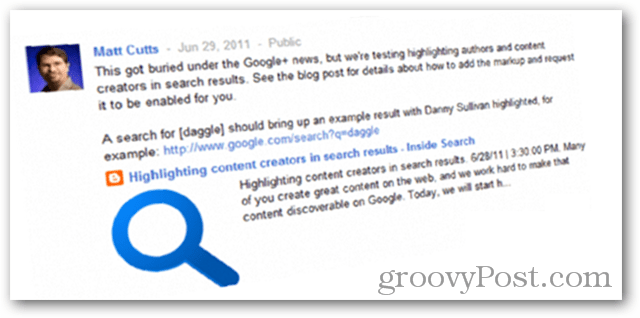 Matt Cutts και Συγγραφέας Google