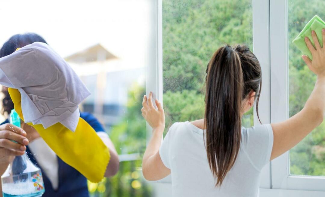 Πώς καθαρίζονται τα παράθυρα; Ένα μείγμα που δεν αφήνει λεκέδες όταν σκουπίζετε το τζάμι! Για να μην συγκρατούν τα παράθυρα το νερό της βροχής