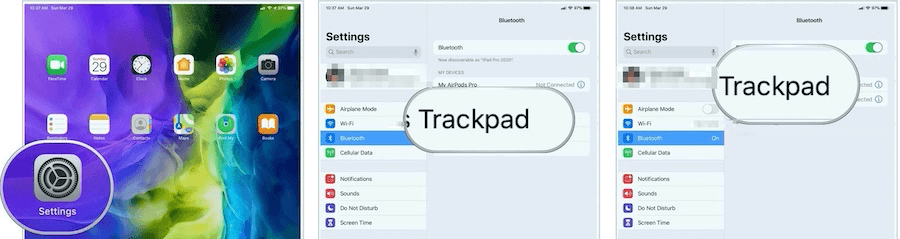 Εγκαταστήστε το trackpad