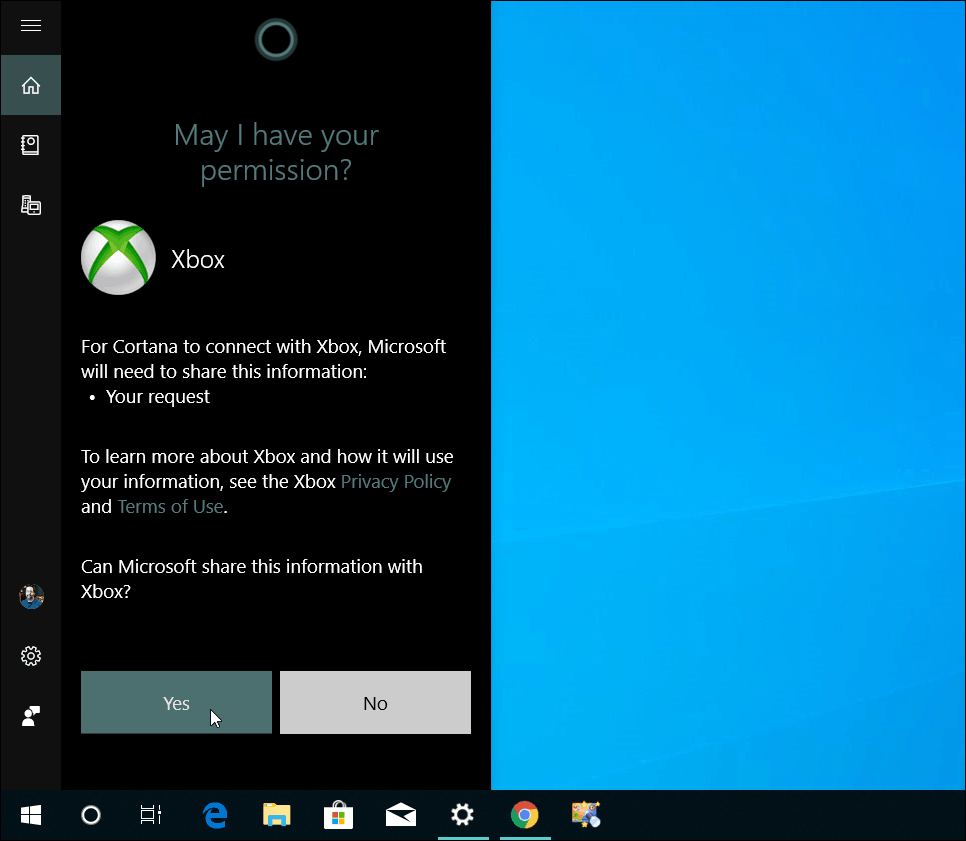 Συνδέστε τον υπολογιστή Xbox One Cortana