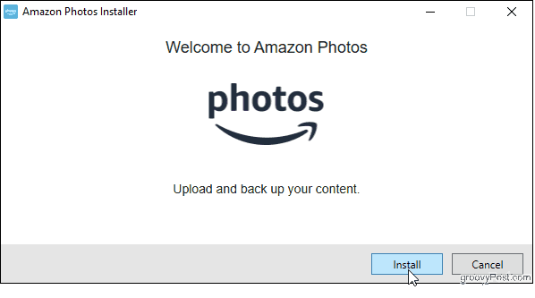 Εγκαταστήστε την εφαρμογή επιφάνειας εργασίας Amazon Photos