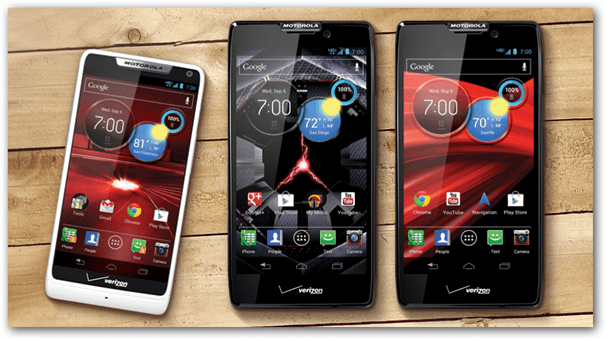 Motorola RAZR HD, RAZR HD Maxx & Razr M στη Verizon