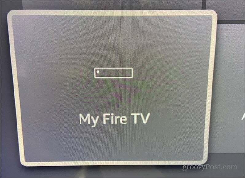 Επανεκκινήστε ένα Fire TV Stick