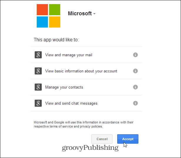 Επιτρέψτε την άδεια της Microsoft