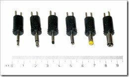 dc power connectors - στρογγυλή