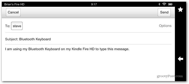 Πώς να συνδέσετε ένα πληκτρολόγιο Bluetooth στο Kindle Fire HD