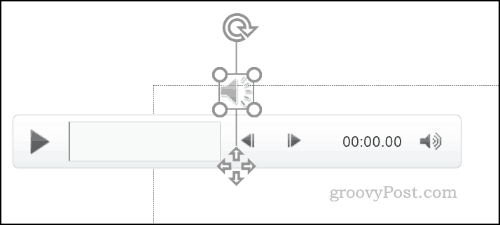 Έλεγχοι αναπαραγωγής για ένα αρχείο ήχου PowerPoint