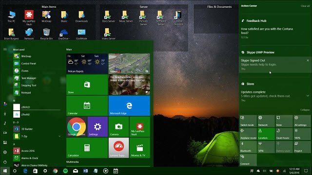 Αποσύνδεση της Microsoft στην ενημερωμένη έκδοση επετείου των Windows 10